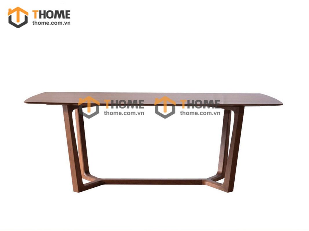 Bàn ăn gỗ sồi tự nhiên Concord màu óc chó BAMG-06SN