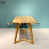 Bàn ăn gỗ sồi tự nhiên Grace màu tự nhiên BAMG-03SN