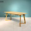 Bàn ăn gỗ sồi tự nhiên Grace màu tự nhiên BAMG-03SN
