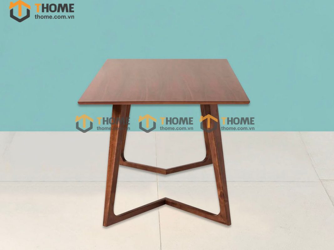 Bàn ăn gỗ sồi tự nhiên Grace màu óc chó BAMG-04SN