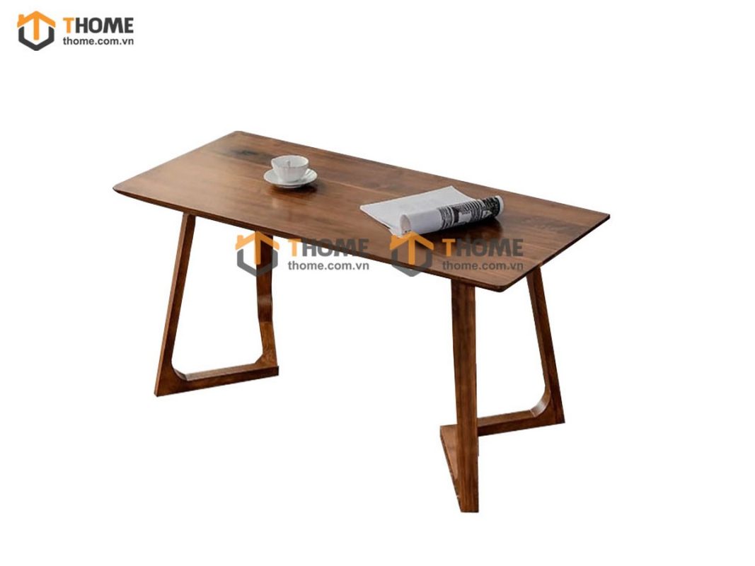 Bàn ăn gỗ sồi tự nhiên Grace màu óc chó BAMG-04SN