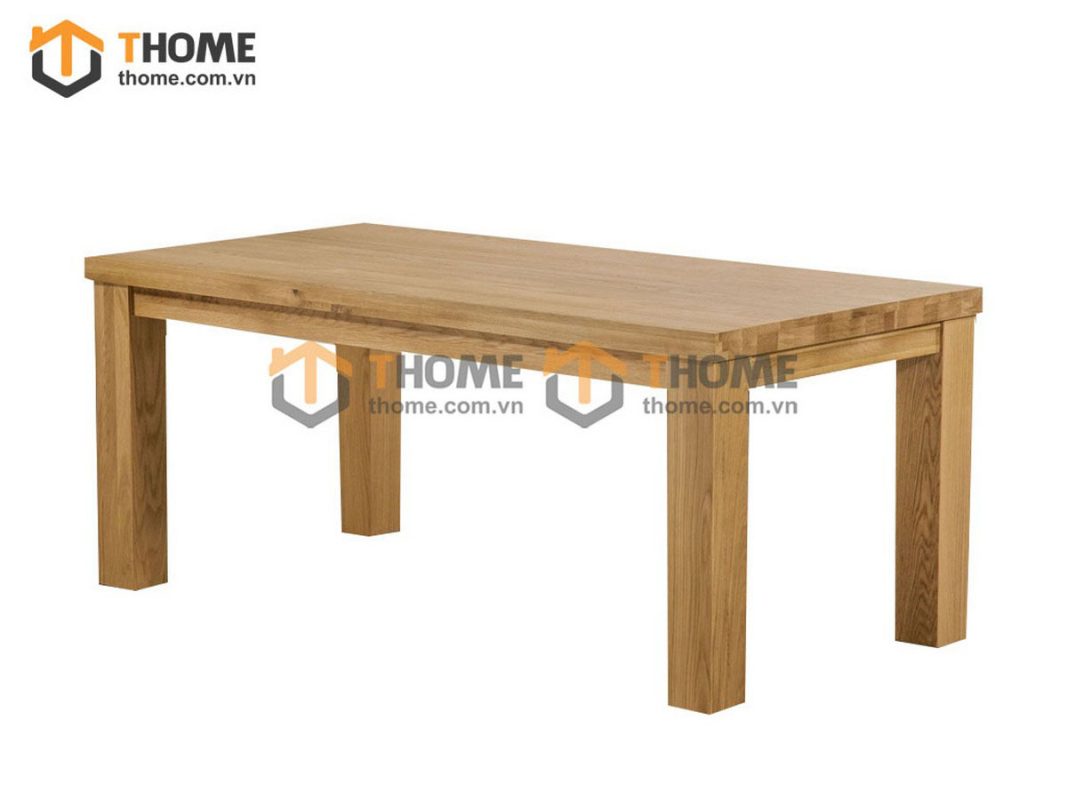 Bàn ăn gỗ sồi tự nhiên Harris 6 ghế BA-03SM