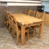 Bàn ăn gỗ sồi tự nhiên Harris 6 ghế BA-03SM