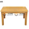 Bàn ăn gỗ sồi tự nhiên Harris chân khứa BA-01SM