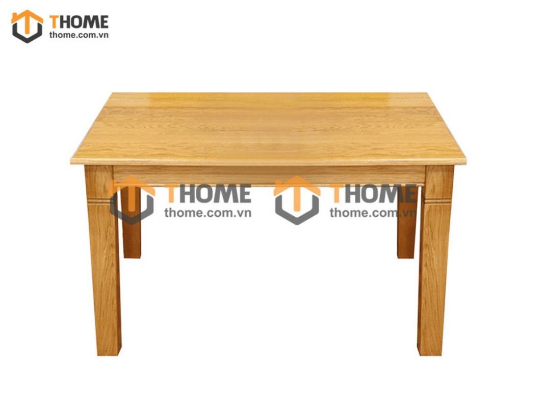Bàn ăn gỗ sồi tự nhiên Harris chân khứa BA-01SM