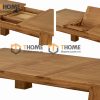 Bàn ăn gỗ sồi tự nhiên Harris kéo giãn BA-06SM