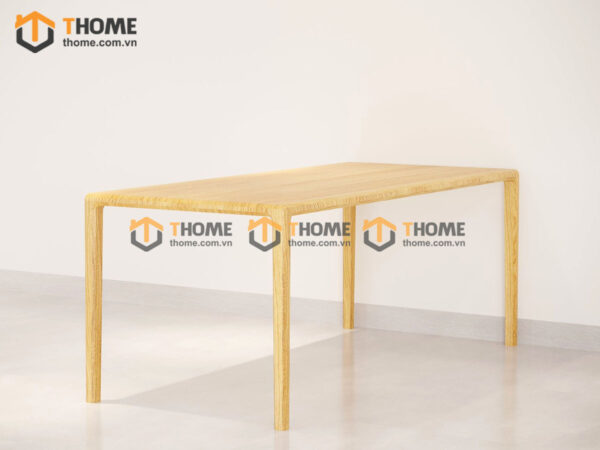 Bàn ăn gỗ sồi tự nhiên Neva màu tự nhiên BAMG-07SN