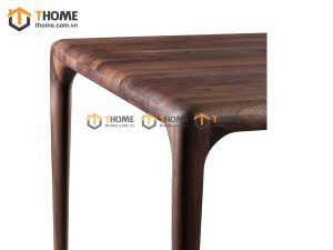 Bàn ăn gỗ sồi tự nhiên Neva màu óc chó BAMG-08SN