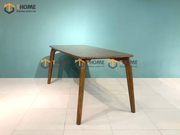 Bàn ăn gỗ sồi tự nhiên Nikko màu óc chó BAMG-15SN