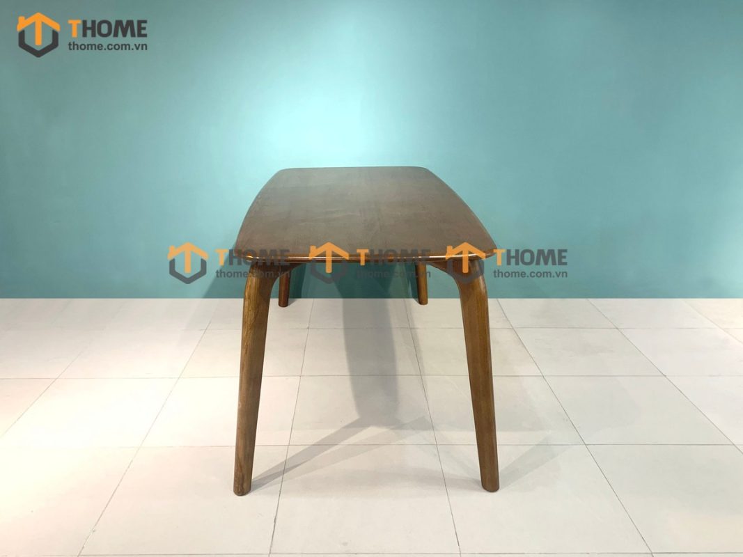 Bàn ăn gỗ sồi tự nhiên Nikko màu óc chó BAMG-15SN