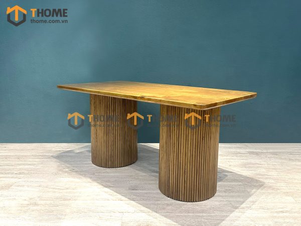 Bàn ăn gỗ sồi tự nhiên Casa màu óc chó BAMG-20SN