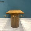 Bàn ăn gỗ sồi tự nhiên Casa màu óc chó BAMG-20SN