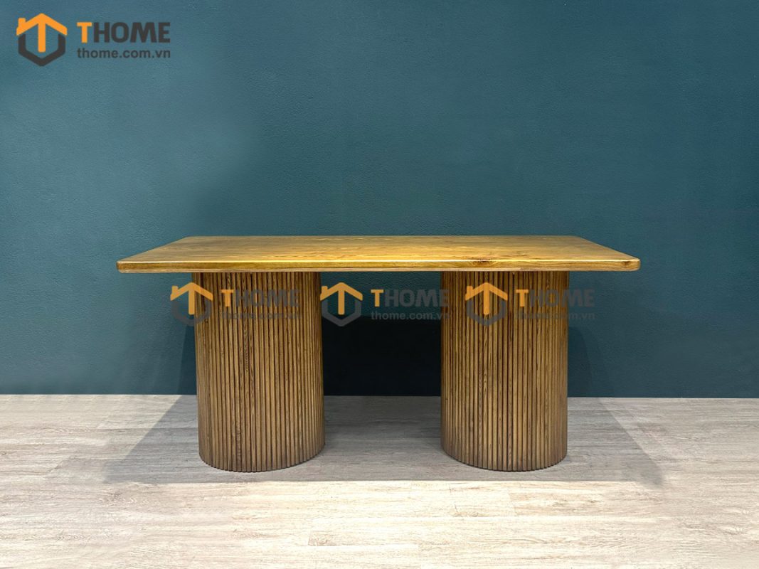 Bàn ăn gỗ sồi tự nhiên Casa màu óc chó BAMG-20SN