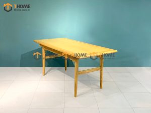 Bàn ăn gỗ sồi tự nhiên Titan màu tự nhiên BAMG-10SN