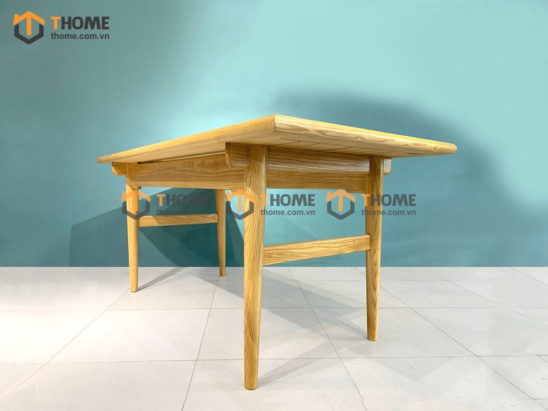 Bàn ăn gỗ sồi tự nhiên Titan màu tự nhiên BAMG-10SN