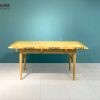 Bàn ăn gỗ sồi tự nhiên Titan màu tự nhiên BAMG-10SN