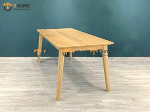 Bàn ăn gỗ sồi tự nhiên Vega màu tự nhiên BAMG-13SN