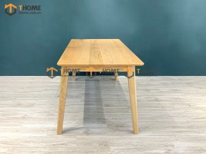 Bàn ăn gỗ sồi tự nhiên Vega màu tự nhiên BAMG-13SN