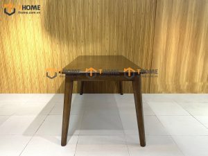 Bàn ăn gỗ sồi tự nhiên Vega màu óc chó BAMG-14SN