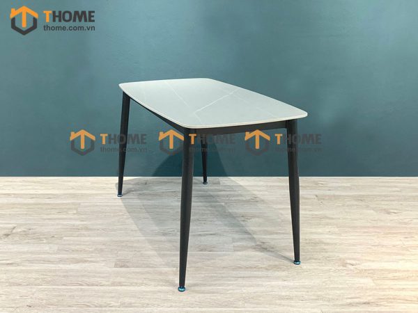 Bàn ăn nhập khẩu mặt đá chân côn BA-01NK