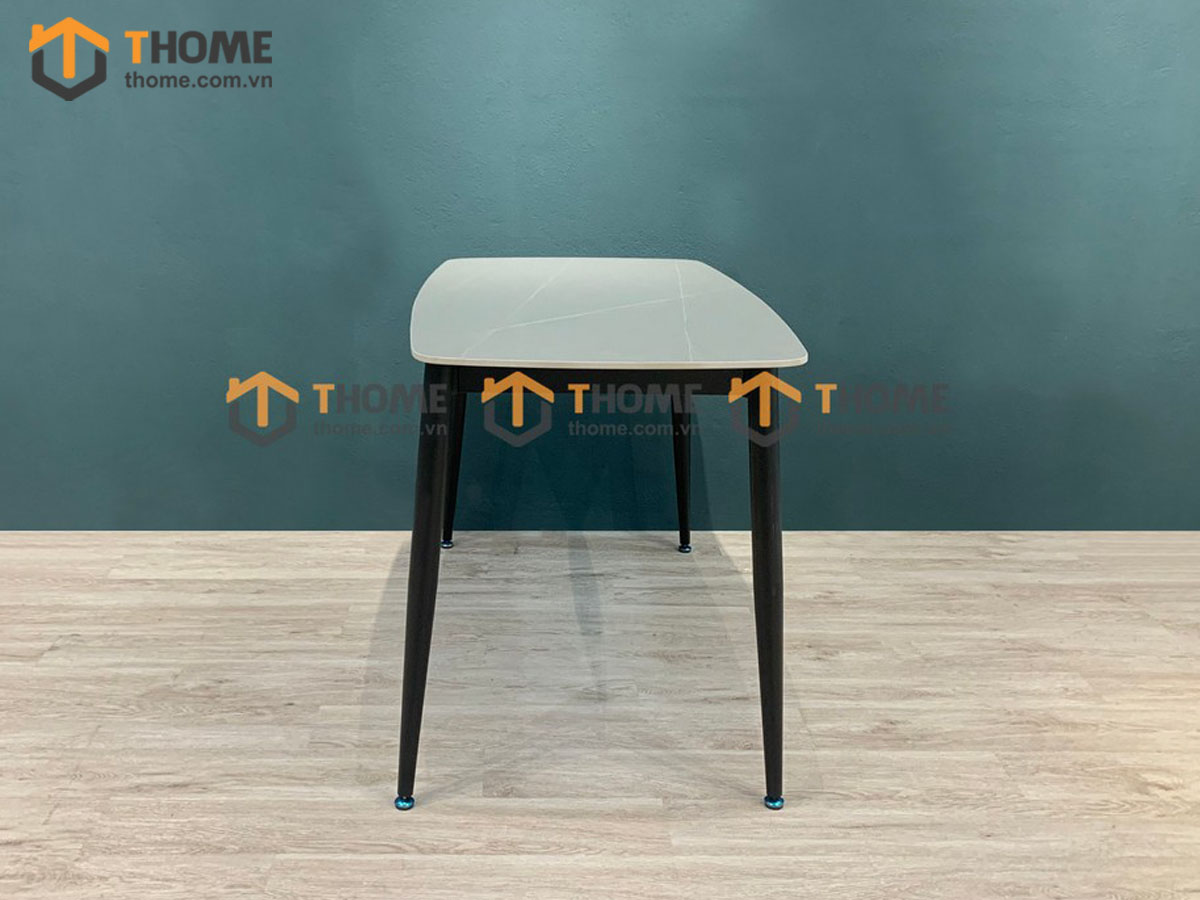 Bàn ăn nhập khẩu mặt đá chân côn BA-01NK