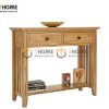 Bàn Console gỗ sồi tự nhiên 2 hộc kéo Tuscany BC-05SM
