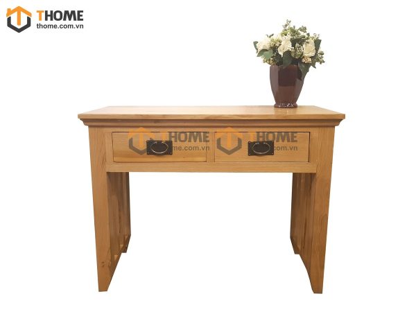 Bàn Console gỗ sồi tự nhiên 2 hộc kéo Tuscany BC-05SM