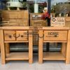 Bàn Console gỗ sồi tự nhiên 2 hộc kéo Woodstock BC-02SM