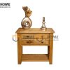Bàn Console gỗ sồi tự nhiên 2 hộc kéo Woodstock BC-04SM