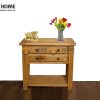 Bàn Console gỗ sồi tự nhiên 2 hộc kéo Woodstock BC-04SM