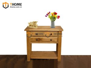 Bàn Console gỗ sồi tự nhiên 2 hộc kéo Woodstock BC-04SM