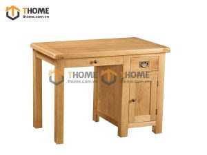 Bàn làm việc gỗ sồi tự nhiên 1 cánh 1 hộc kéo Harris BLV1T-02SM
