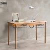 Bàn làm việc gỗ sồi tự nhiên 1 hộc kéo Cogo BLV1T-02SN
