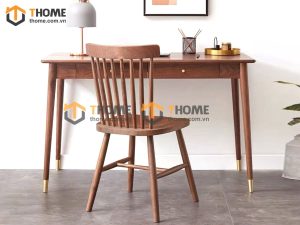 Bàn làm việc gỗ sồi tự nhiên 2 hộc kéo Polo BLV1T-03SN