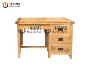 Bàn làm việc gỗ sồi tự nhiên 3 hộc kéo Harris BLV1T-05SM