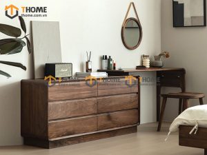 Bàn làm việc gỗ sồi tự nhiên Aolix bàn xoay 1.2m BLV1T-19SN