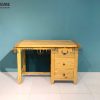 Bàn làm việc gỗ sồi tự nhiên 3 hộc kéo Harris BLV1T-01SM