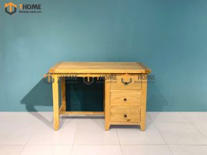 Bàn làm việc gỗ sồi tự nhiên 3 hộc kéo Harris BLV1T-01SM