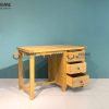 Bàn làm việc gỗ sồi tự nhiên 3 hộc kéo Harris BLV1T-01SM