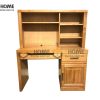 Bàn làm việc gỗ sồi tự nhiên 1 cánh 1 hộc kéo Cuba BLV2T-01SM