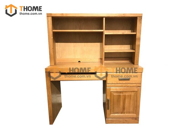 Bàn làm việc gỗ sồi tự nhiên 1 cánh 1 hộc kéo Cuba BLV2T-01SM