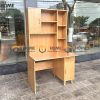 Bàn làm việc gỗ sồi tự nhiên 2 tầng DW BLV2T-02SN