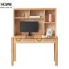 Bàn làm việc gỗ sồi tự nhiên 2 hộc kéo Uma BLV2T-03SM