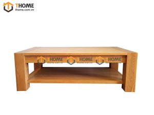 Bàn sofa gỗ sồi tự nhiên 2 tầng BSF-05SM