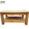 Bàn sofa gỗ sồi tự nhiên 2 tầng BSF-13SM