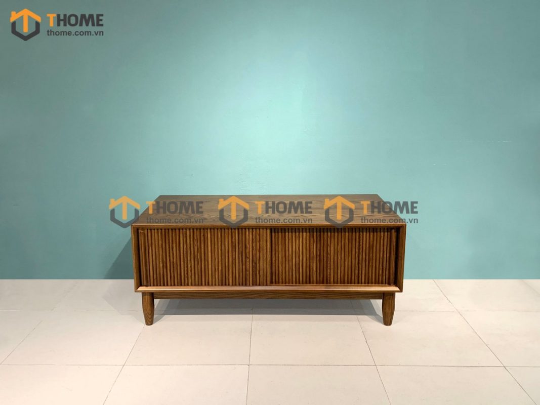 Bàn sofa gỗ sồi tự nhiên Aolix 2 hộc kéo BSFMG-10SN