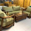 Bàn sofa gỗ sồi tự nhiên Aolix 2 hộc kéo BSFMG-10SN