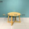 Bàn sofa gỗ sồi tự nhiên chân M BSFMG-02SN