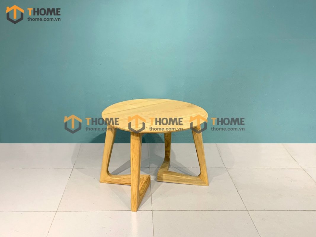 Bàn sofa gỗ sồi tự nhiên chân M BSFMG-02SN