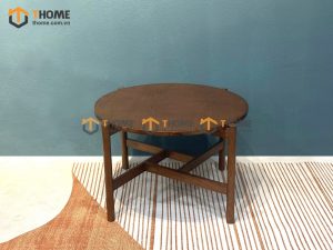 Bàn sofa gỗ sồi tự nhiên chân thẳng chữ thập BSFMG-30SN